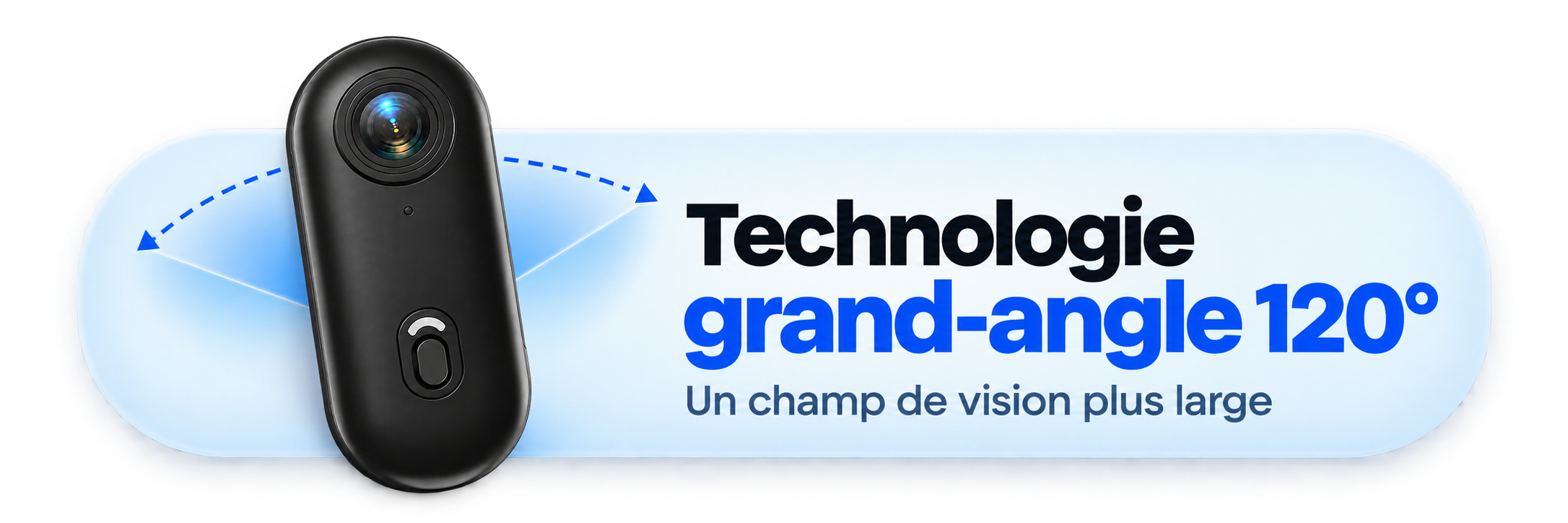 Technologie grand-angle 120°